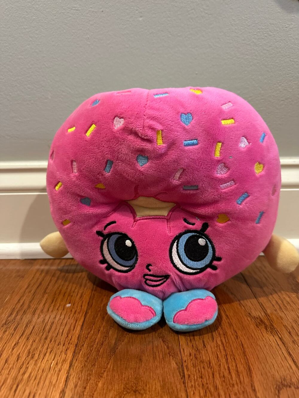 Shopkins plush coinbank pink sprinkle donut